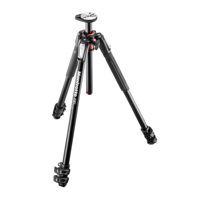 Manfrotto MT190XPRO3 Trépied en Aluminium 3 Sections Noir