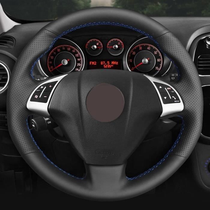 House de Volant en Cuir Artificiel, souple, pour Opel Combo Fiat Bravo Grande Punto Linea Qubo Doblo Punto, B