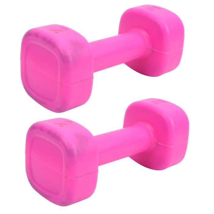 AYNEFY Haltère d'exercice enfants 1 Paire Haltère de Fitness Femme Ménage Équipement de Formation de Yoga de Remplissage pour