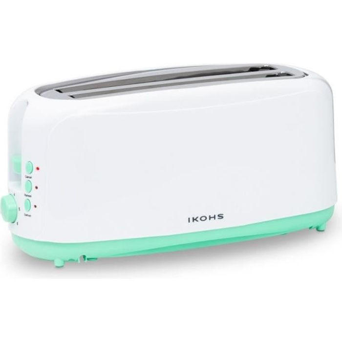Grille Pain Best Toast XL marque IKOHS 2-4 tartines 1400W 6 modes Arrêt automatique et système de sécurité