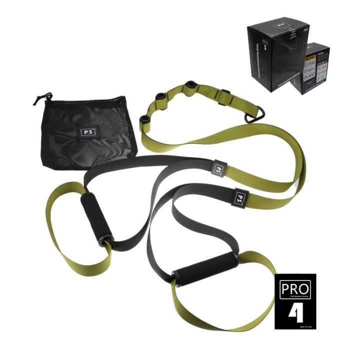 Elastique de Résistance Musculation Fitness Pro 4 Vert