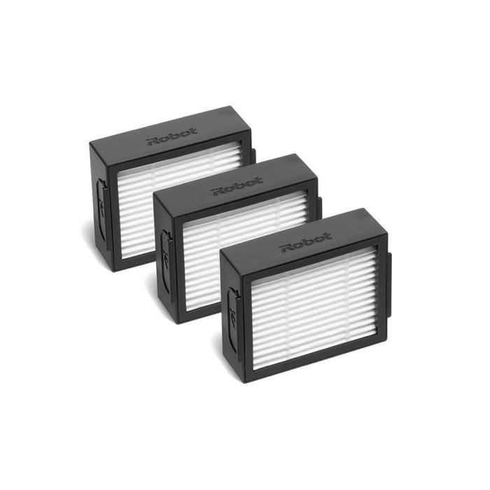 PACK DE 3 FILTRES HAUTE EFFICACITÉ POUR ASPIRATEUR ROBOT ROOMBA SÉRIE E & I 4624876
