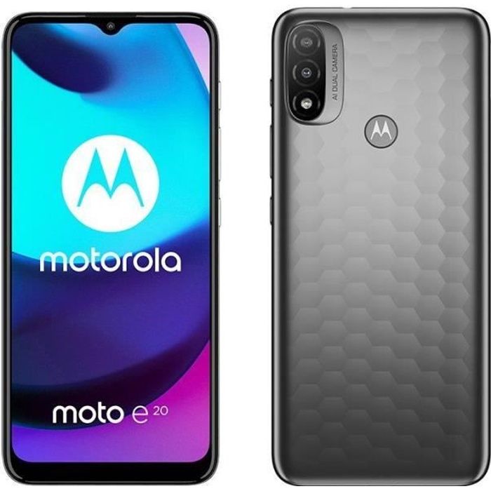 Motorola Moto E20 2/32GB Gris - Smartphone