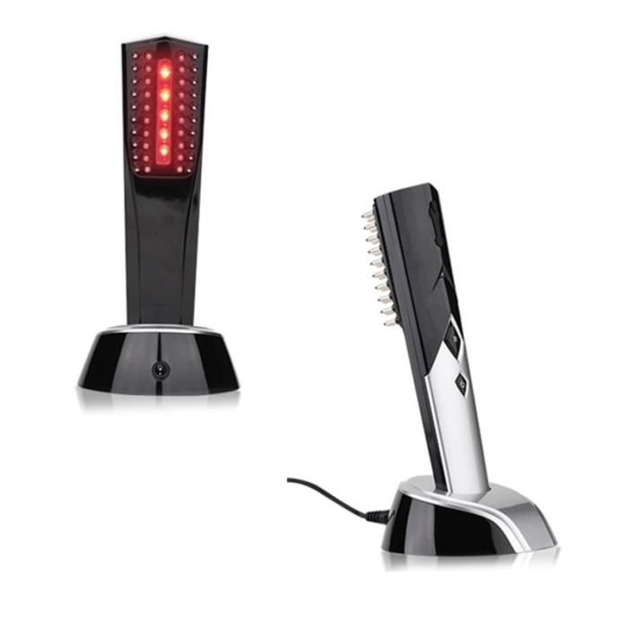 1PC Electric Hair Comb Scalp Massage Follicles Stimulator Infrared Increaser BROSSE MANUELLE - PEIGNE