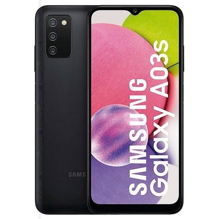 Samsung Galaxy A03s Double SIM Noir 32Go / 3Go RAM (SM-A037F/DS)