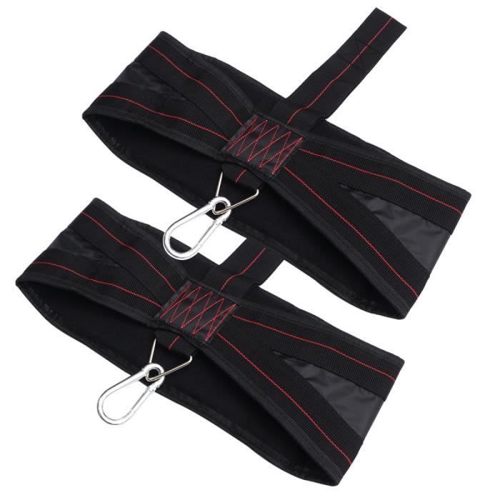 2 pièces AB sangle rembourrée épaissir formation traction inverse suspendue pour le CEINTURE DE FORCE - CEINTURE DE SOUTIEN