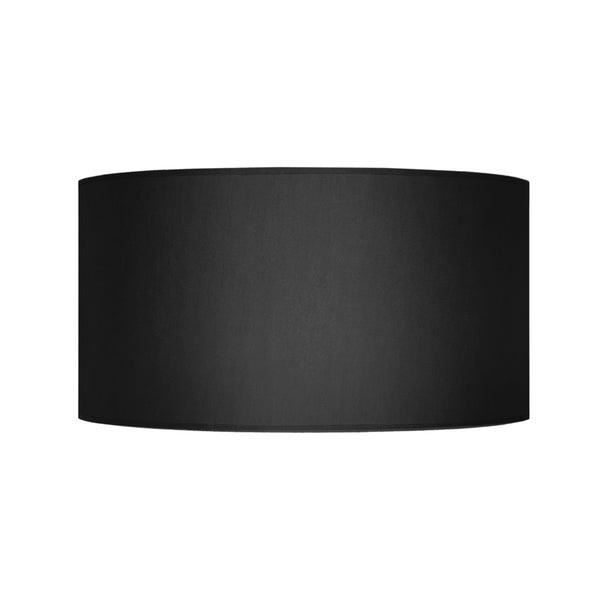 TOSEL Abat - Jour 1 lumière - luminaire intérieur - tissu noir - Style urbain - H22cm L40cm P40cm