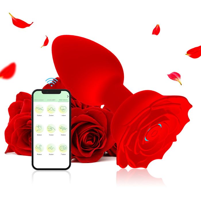 Plug Anal Vibrant Sans Fil - Contrôle Par Smartphone, Silicone, Imperméable, Neuf