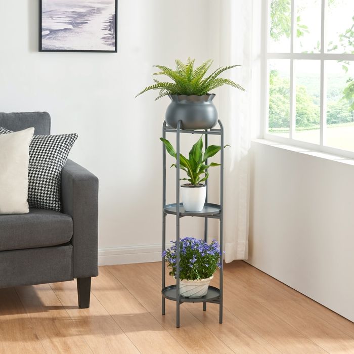 Porte-plantes Altena 95 x 27 x 27 cm noir