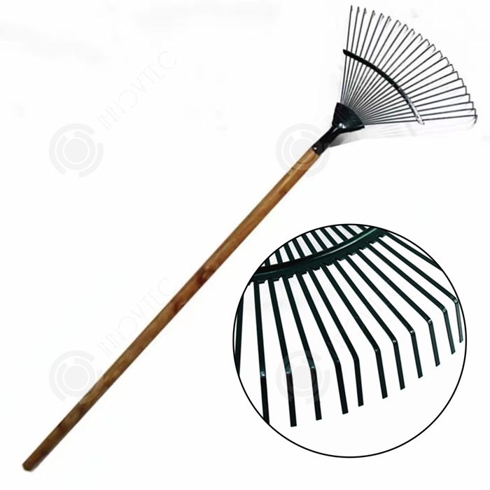 Râteau De Jardin En Acier Trempé - Heavy Duty - Désherbage, Déchaumage