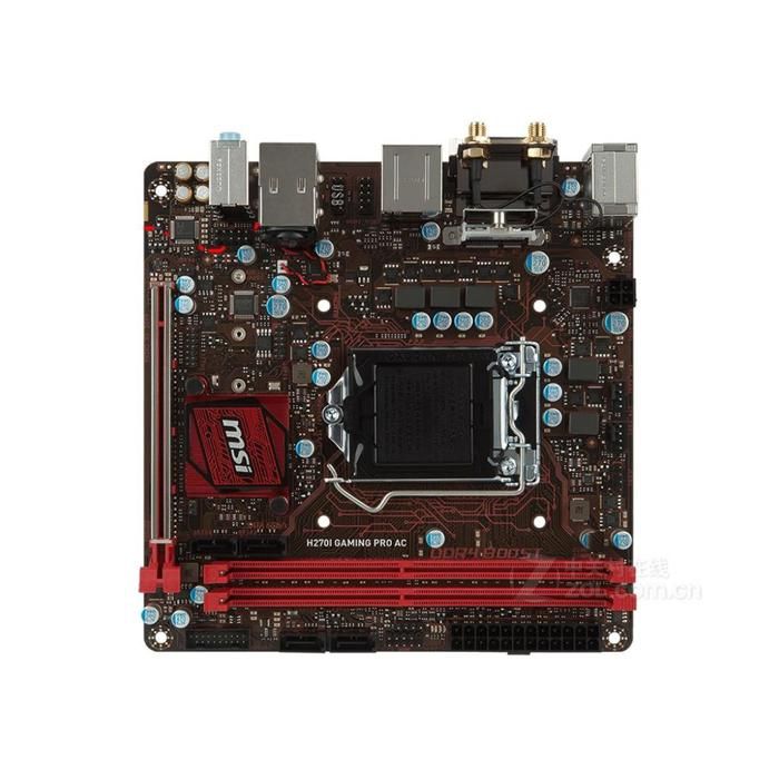 Carte mère MSI H270I GAMING PRO AC Intel H270 LGA 1151 2xDDR4 SDRAM 32 Go Mini ITX - Msi