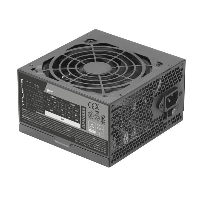 Tacens Anima APIII850 Alimentation ATX SMD et DC DC Ventilateur Ultra Silencieux 12cm Câbles Plats Extra Longs - vue 3