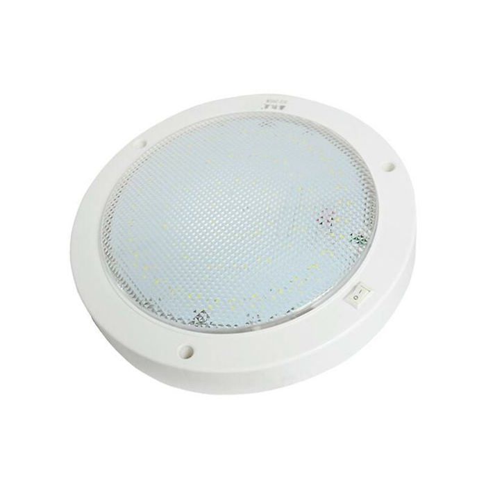 Plafonnier 12v RV Marine DC LED Luminaires 9w Rond Montage en Surface Avec Interrupteur BF