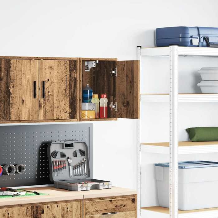 vidaXL Armoire murale de garage Vieux bois - vue 2