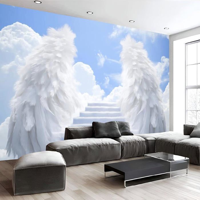 Papier Peint Mural 3D Ocean Wave - KKER648 - Sol Imprimé - Coloré