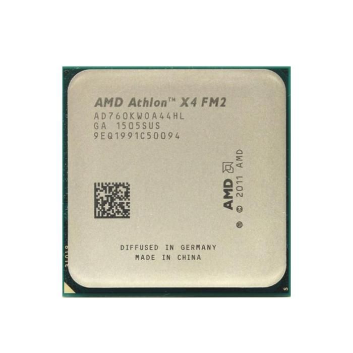 Athlon X4 760K CPU - Socket FM2 4 cœurs 4 threads 3 8 GHz 4 Mo cache L2 100 W TDP