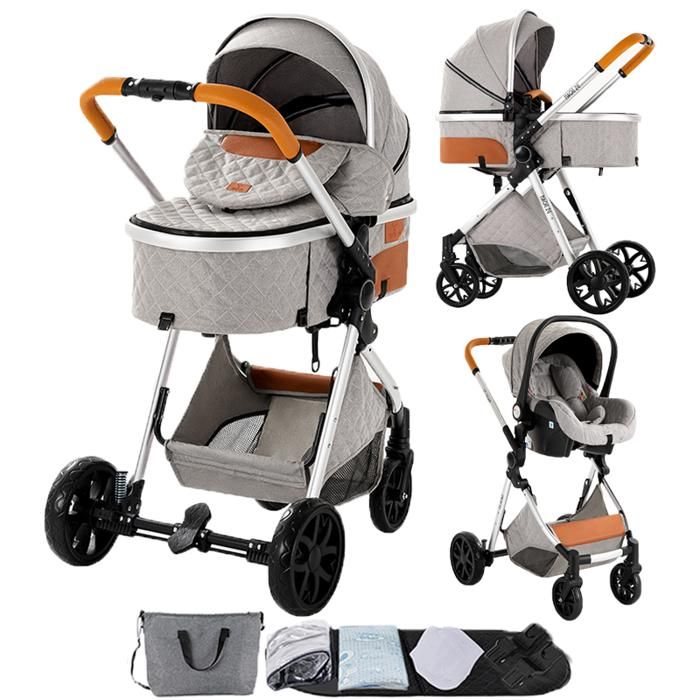 Poussette Magic ZC Pousette trio 3 en 1 Poussette bebe