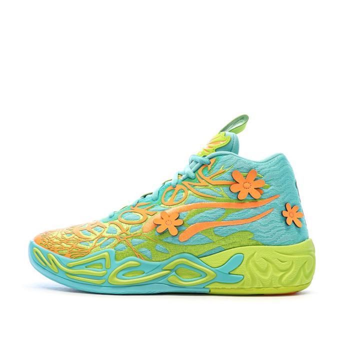 Chaussures de Basketball Turquoise/Vert Homme Puma Mb.04 Scooby Doo