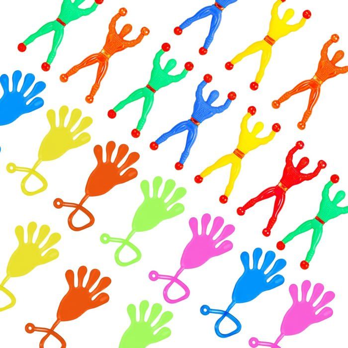Meilleurs prix pour Lot de 20 jouets avec mains collantes Longziming TPR multicolore