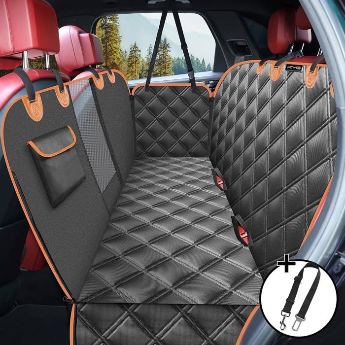 Housse de Siège dauto pour Chien Banquette Arrière Antidérapant et Imperméable Mise à Niveau Matérielle 135X148 cm