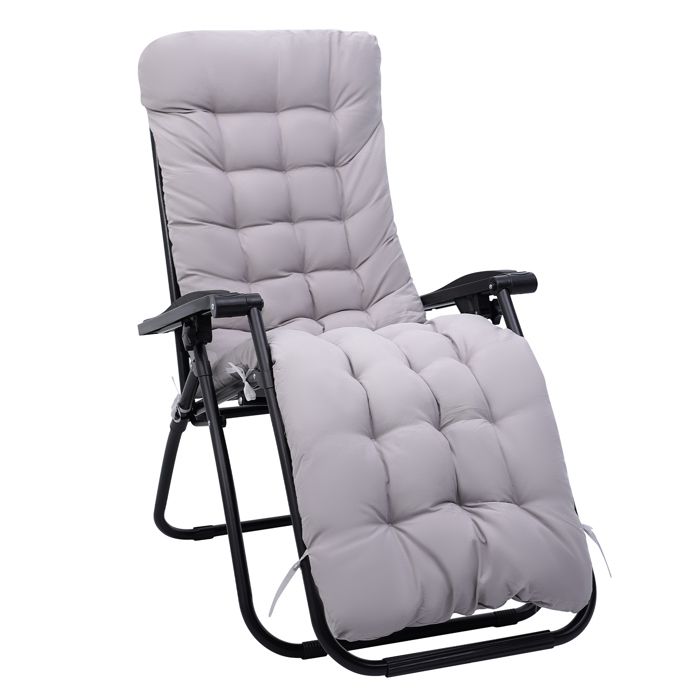 Coussin de Chaise Longue Coussin de Chaise Longue Bain de Soleil Matelas Coussin pour Bain de Soleil 170x53x8cm 04
