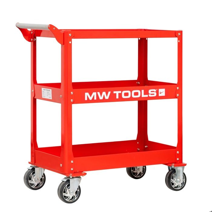 Chariot desserte datelier 3 plateaux avec roulettes MW Tools DERG005