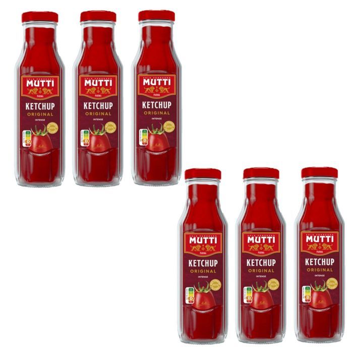 Muetti MUTTI - Lot 6x Ketchup intense - Bouteille 300g - Cdiscount Au quotidien