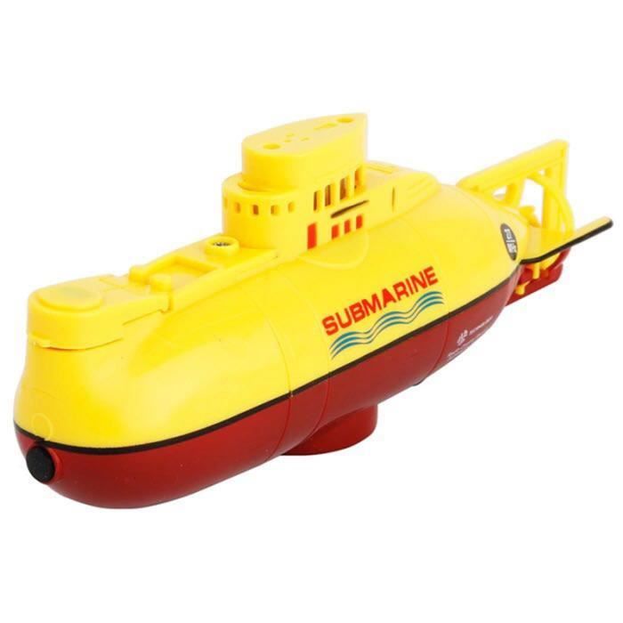Sous-marin Télécommandé RC 6 Canaux Pour Enfants - Jouet Submersible Avec Télécommande - Taille ~30 Cm, Temps De Jeu 10 Min