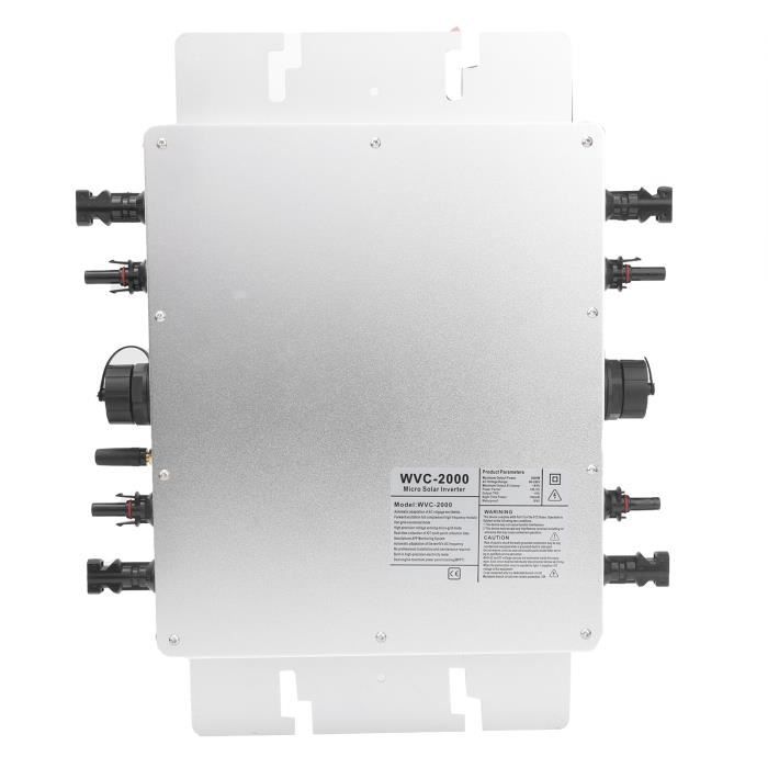 Onduleur De Réseau Solaire Micro Onduleur Système D'Alimentation Solaire Photovoltaque WVC1600