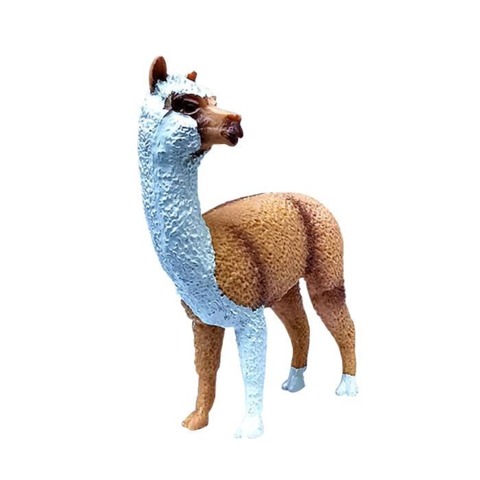 Poupee Mod?�le Lama sauvage Couleur au galop Solide Statique Bureau Sable Table Animal 310ou 