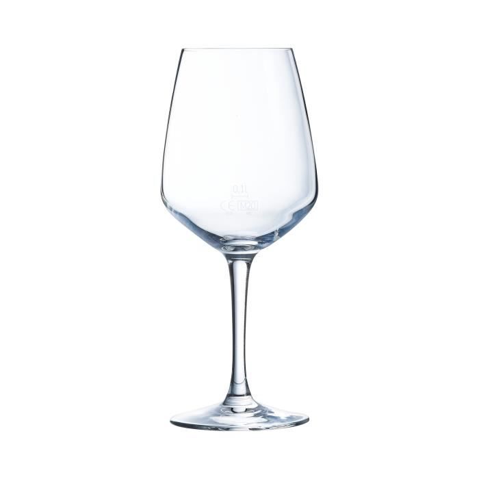 Verre à pied 50cl jaugé (0,1l) Vina Juliette Arcoroc - 6 verres