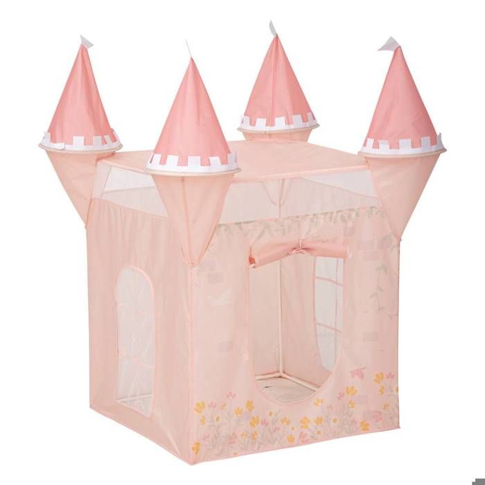 Tente enfant "Château" H78cm rose - Atmosphera createur d'interieur