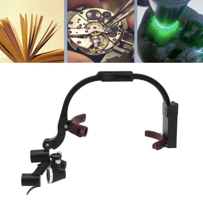 LAI grossissantes sur la tête Loupe montée sur la tête 2,5x