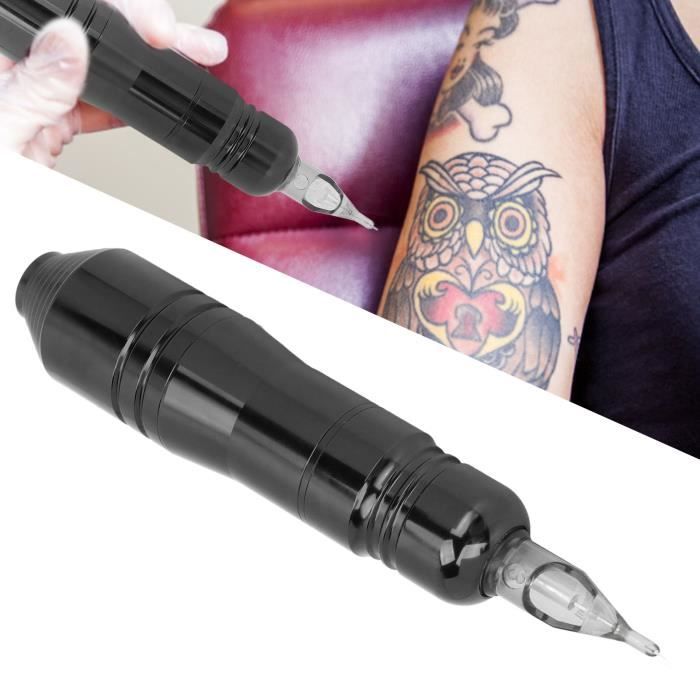 Grip/tube Pour Machine à Tatouer - ABS Noir Antidérapant, Diamètre 2,8 Cm (28 Mm)