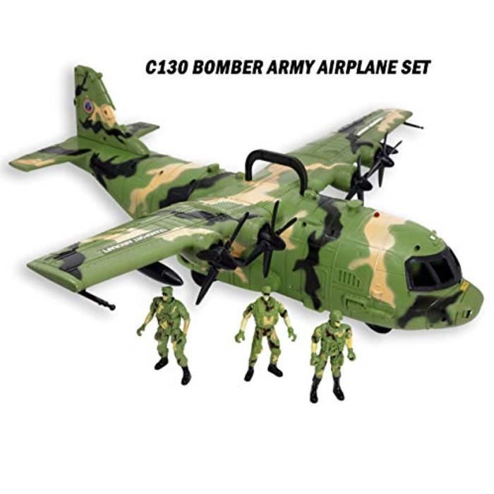 Figurine Miniature J93V4 géant c130 bombardier armée avion jouet pour - air  force combat militaire combattant jouet avion avec lumiè - Cdiscount Jeux -  Jouets