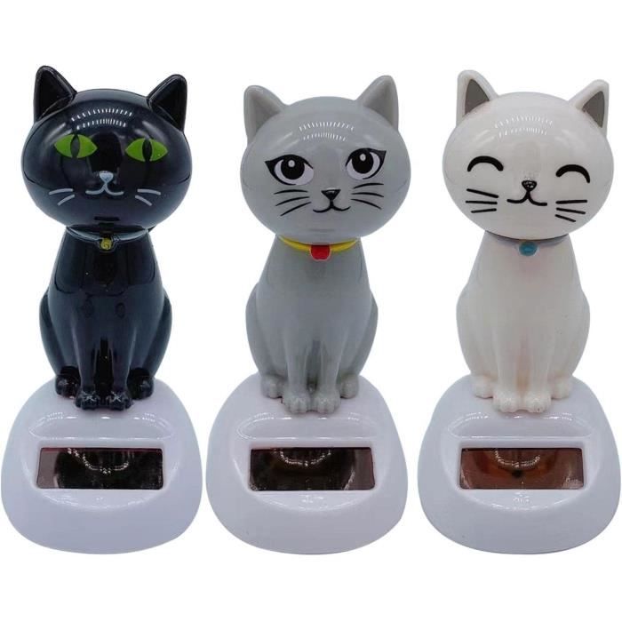Objet Chance Voiture Chat Porte-bonheur Japonais Pour Voiture - Figurine Solaire Avec Patte Qui Bouge - Décoration Chance Et Prospérité Décoration Solaire Voiture