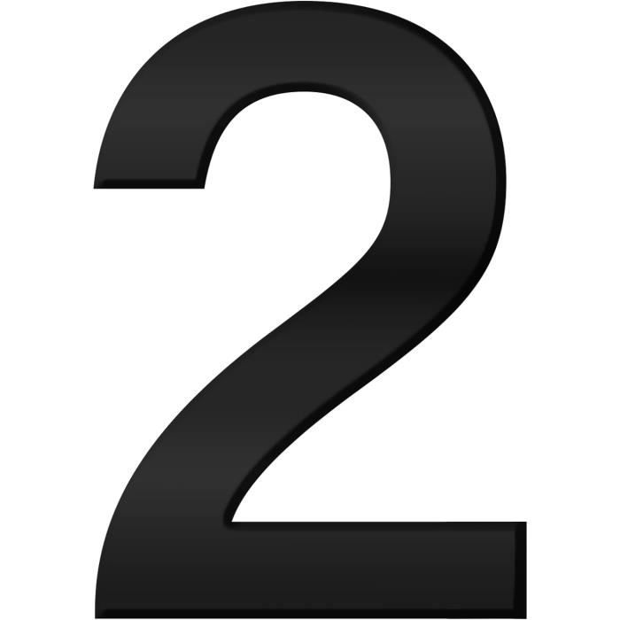 UAP Numéros De Maison – Numéros De Porte En Fer Noir De 10,2