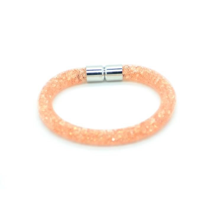 Bracelet Shamballa Style Poussière D'étoiles Avec Strass - Cristal - Neuf Sans Emballage