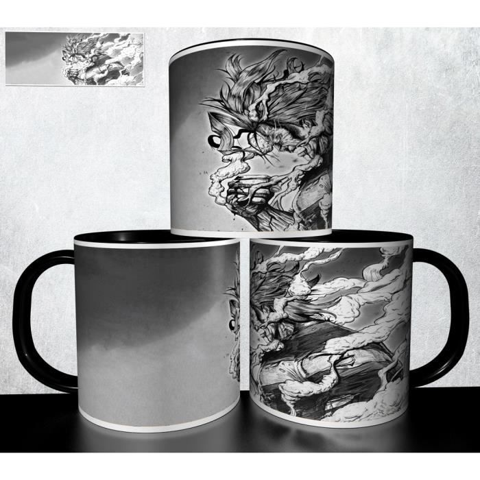 Mug Personnalisé Dragon Ball Z DBZ - Tasse Café Céramique 325 Ml - Blanc Et Design Anime