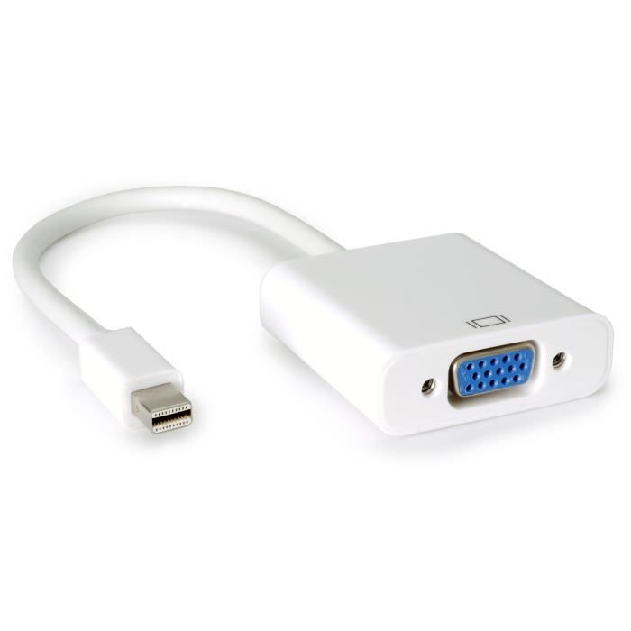 MyGadget Adaptateur Mini Display Port VGA Convertisseur de câble pour