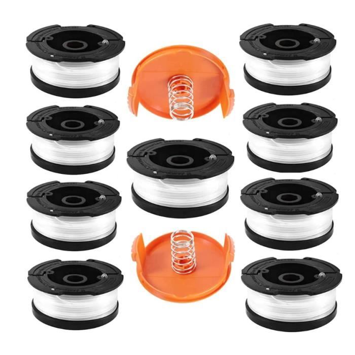 Bobine De Remplacement 8 Pièces Pour Bobines De Fil De Tondeuse à Gazon Black & Decker GH400
