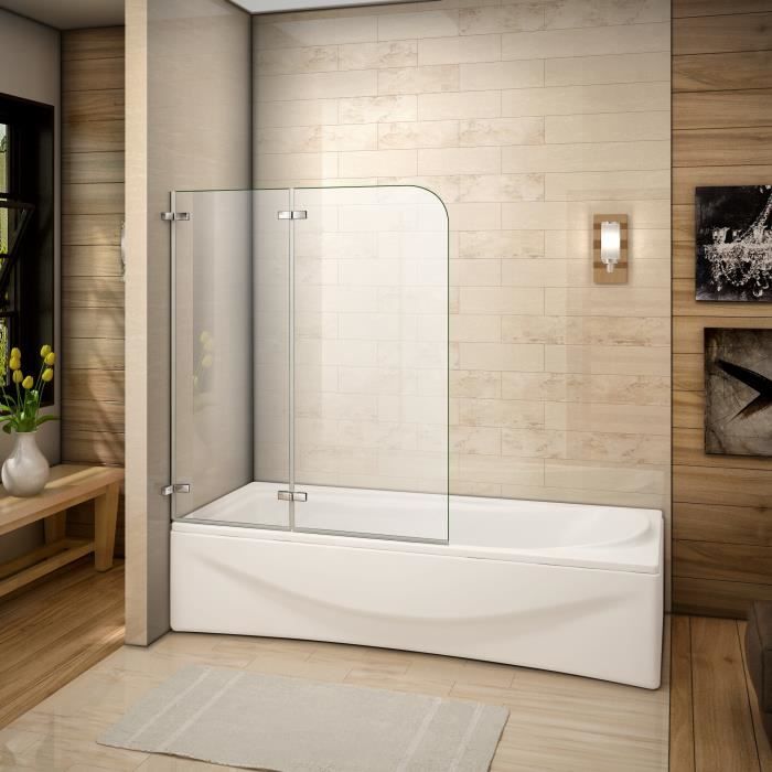 Pare Baignoire Ou Paroi Salle De Bains Achat Vente Pas Cher