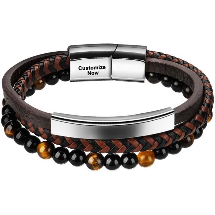 Bracelet Fossil Collection Vintage Casual | Bracelet Homme | JF02703040 |  Julien d'Orcel