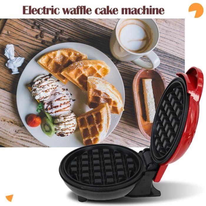Mini Gaufrier Electrique Four A Gateau Aux œufs A Bulles Machine A Gaufres Pour Le Petit Dejeuner Cdiscount Maison