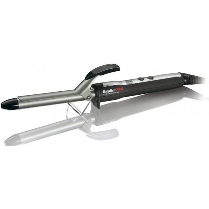 Babyliss Pro Fer A Boucler Digital 19mm Ref Bab2272tte 130 200 Fonction Bouclante Titanium Tourmaline 19mm Achat Vente Fer A Friser A Prix Bas Cdiscount