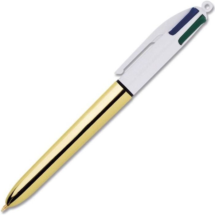 Stylo bic 4 Couleurs GOLD