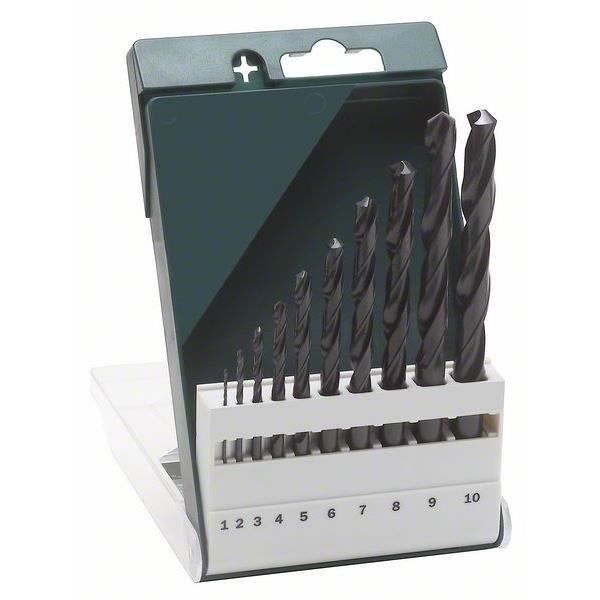 Jeu De 10 Forets HSS-R Bosch – Diamètres De 1.2 À 10 mm - vue 3