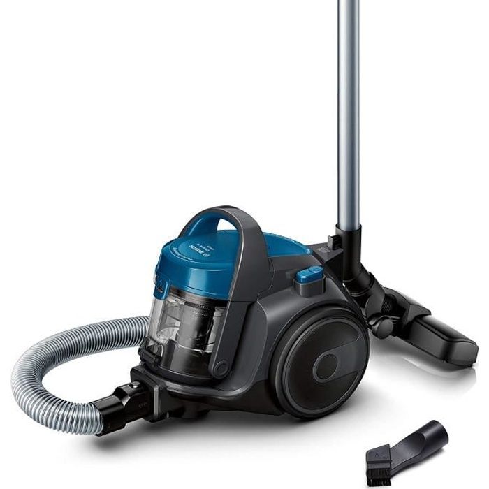 Aspirateur sans sac BOSCH BGC05A220A Bleu - Traineau - PureAir - Sensor Bagless - Hi Spin