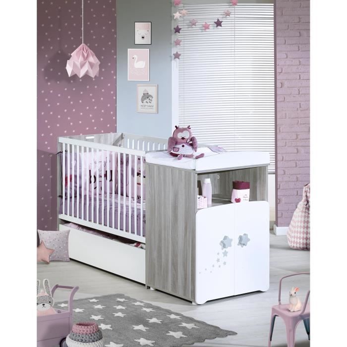 Baby Price New Nao Lit Combine Evolutif 60x120 Cm Avec Tiroir New