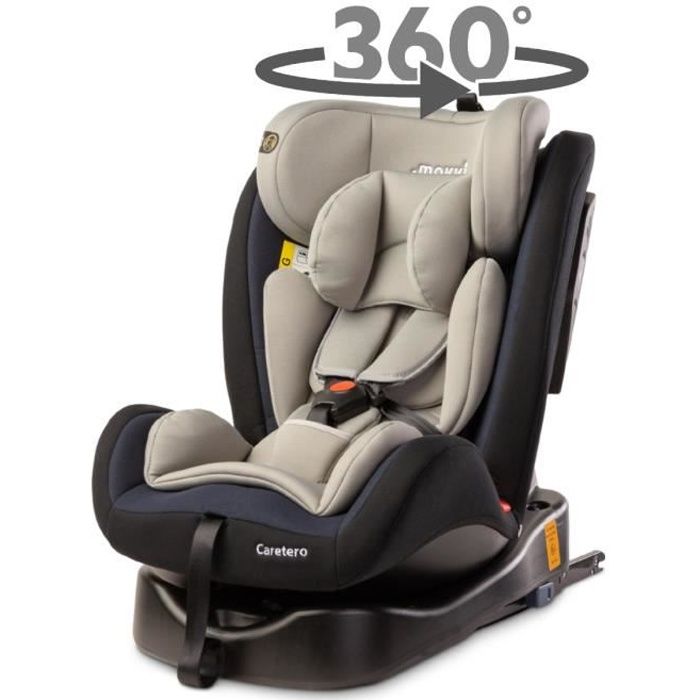 MOKKI Si ge auto pivotant 360 Isofix 0 36 kg Groupe 0123 Bleu